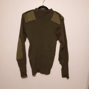 mens army wool sweater  defense logistics agency